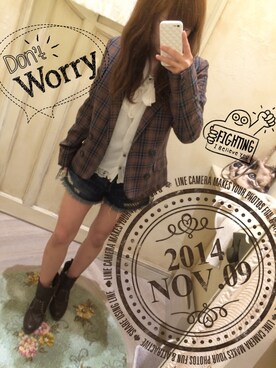 0kakaさん（レディース・153cm）の秋コーディネート