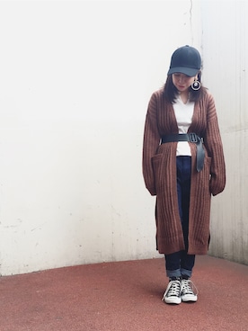 「DOUBLE NAME（ダブルネーム）のアイテム」を使った、toganoさん（レディース・150cm）の秋コーディネート