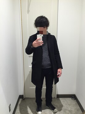 リョーさん（メンズ・182cm）の冬コーディネート