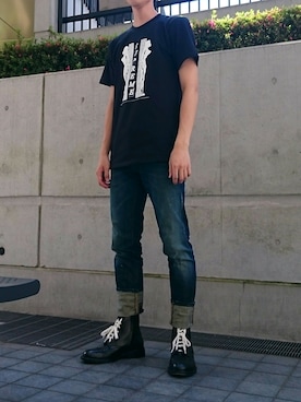 「カントリーブーツ」｜たけさん（メンズ・178cm）の夏コーディネート