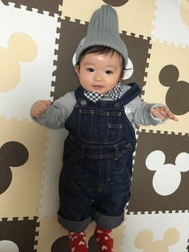 「babycode」｜keishin&otokaさん（キッズ・60cm）の秋コーディネート