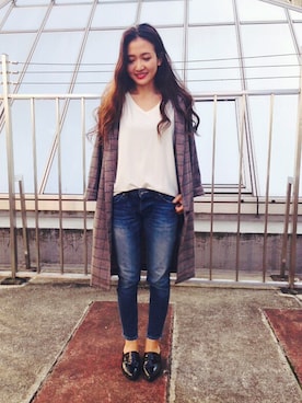 「アイテム（その他シューズ）」を使った、tomocoさん（レディース・160cm・20代）の秋コーディネート