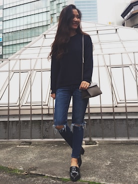 「アイテム（その他シューズ）」を使った、tomocoさん（レディース・160cm・20代）の秋コーディネート