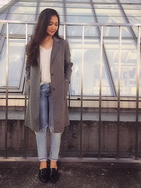 「アイテム（その他シューズ）」を使った、tomocoさん（レディース・160cm・20代）の秋コーディネート