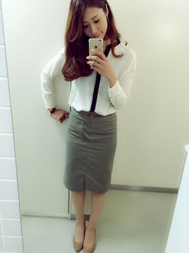 「ILIMA（イリマ）のアイテム（シューズ）」を使った、natsu:-)さん（レディース・168cm）の秋コーディネート