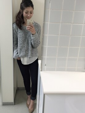 「ILIMA（イリマ）のアイテム（シューズ）」を使った、natsu:-)さん（レディース・168cm）の冬コーディネート