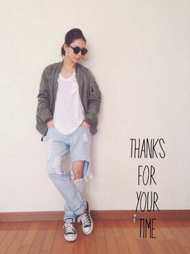 emaemiさん（レディース・163cm）の春コーディネート