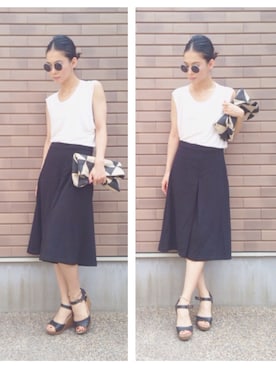 emaemiさん（レディース・163cm）の夏コーディネート