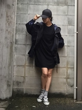 「rag & bone（ラグアンドボーン）のアイテム（モッズコート）」を使った、emaemiさん（レディース・163cm）の秋コーディネート