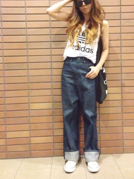 「House_Commune（ハウスコミューン）のアイテム」を使った、misaさん（レディース・165cm）の夏コーディネート