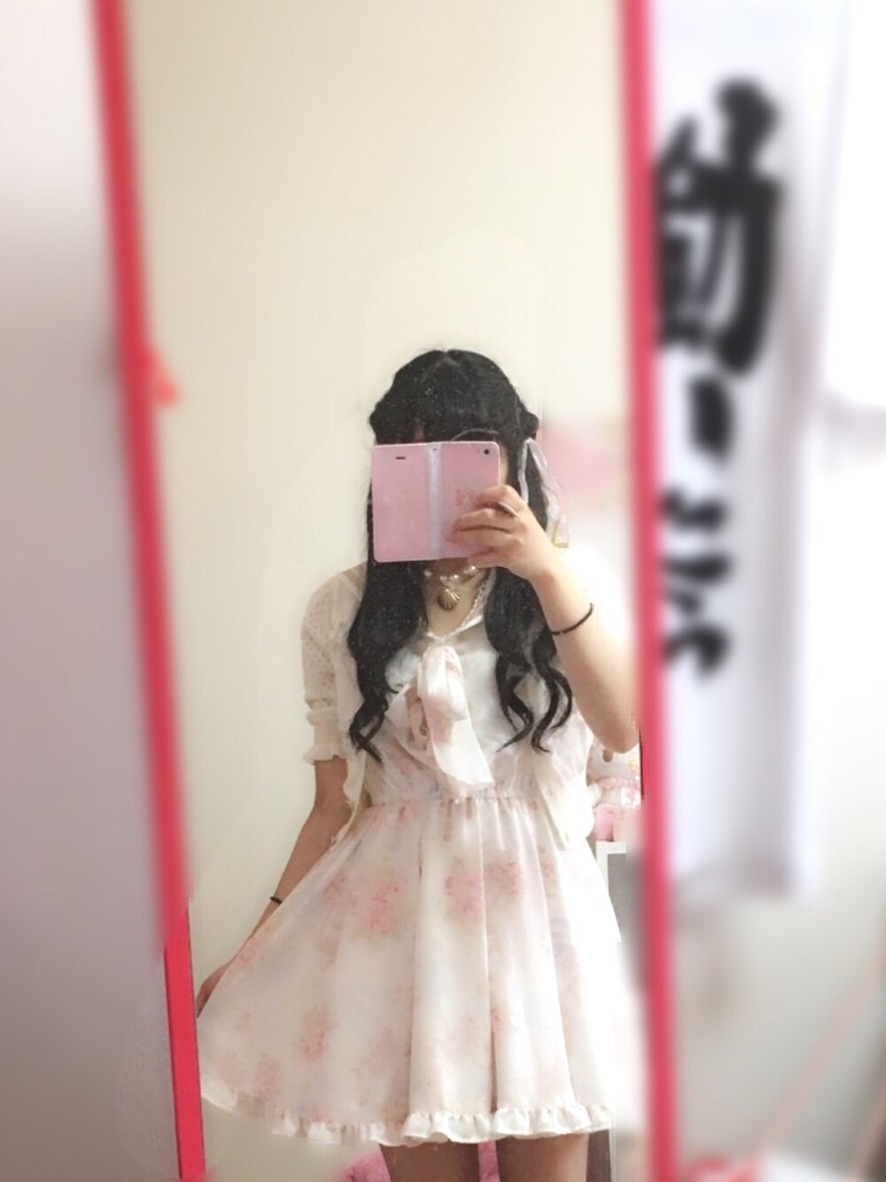 「リズリサ、マーメイド、アンクルージュ、夏コーデ」｜「LIZ LISAのアイテム（ワンピース、ホワイト系）」を使った、るるさん（レディース・153cm）の春コーディネートの1枚目の写真
