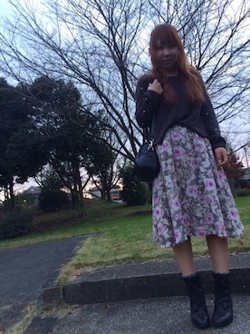 「ダズリン」｜「アイテム（その他）」を使った、marin.さん（レディース・156cm）の秋コーディネート