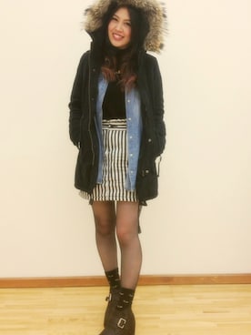 シュークリーム吉岡久美子さんのコーディネート