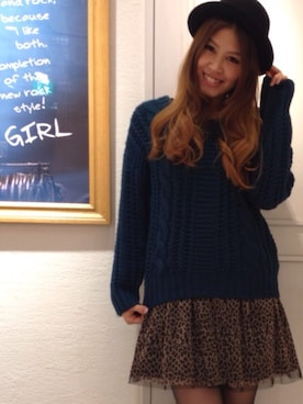 シュークリーム吉岡久美子さんのコーディネート