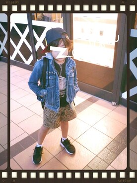 「BLOC（ブロック）のアイテム（ジャケット/アウター）」を使った、UMIさん（キッズ・120cm）の春コーディネート