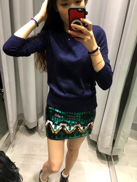「blingbling」｜Gingerさん（レディース・174cm）の冬コーディネート