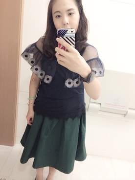 「PANERAI（パネライ）のアイテム」を使った、DebbieFongさん（レディース・157cm）の秋コーディネート