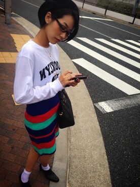 「タイトスカート（スカート、その他）」を使った、Natsuさん（レディース・170cm）の春コーディネート