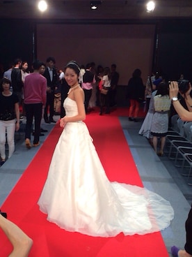 「dress.（ドレス）のアイテム（ドレス、ホワイト系）」を使った、Natsuさん（レディース・170cm）の秋コーディネート