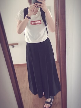 「マウジーTシャツ」｜kyao_piさん（レディース・163cm）の夏コーディネート