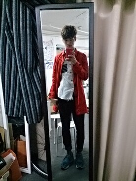 「STUDIOUS（ステュディオス）のアイテム（その他アウター）」を使った、KENさん（メンズ・177cm）の秋コーディネート