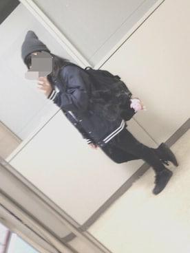 「Deviluse（Deviluse）のアイテム（ジャケット/アウター）」を使った、ch!h♡⃜さん（レディース・153cm）の秋コーディネート