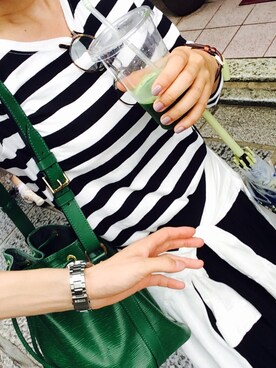 「Daniel Wellington」｜mさん（レディース・159cm）の春コーディネート