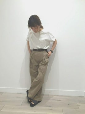 「MANEBU（マネブ）のアイテム」を使った、madoka さん（レディース・152cm）の夏コーディネート
