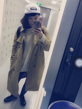 「明日も仕事」｜natchさん（レディース・152cm）の冬コーディネート