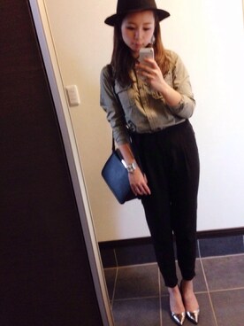 「SPIRALGIRL（スパイラルガール）のアイテム（アクセサリー）」を使った、Y U M Iさん（レディース・160cm）の秋コーディネート