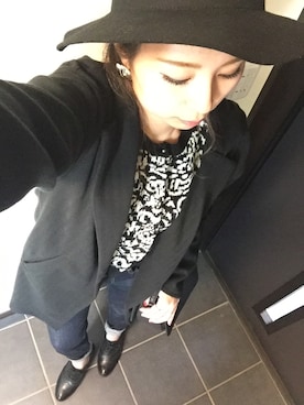 「SOMETHING（サムシング）のアイテム（シューズ）」を使った、Y U M Iさん（レディース・160cm）の秋コーディネート