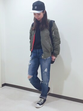 Y U M Iさん(レディース・160cm)の冬コーディネート