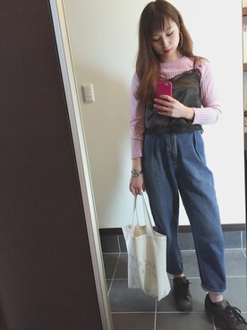 Y U M Iさん（レディース・160cm）の春コーディネート