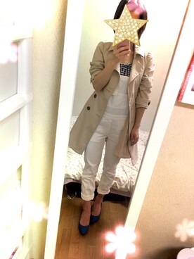 m*さん（レディース・151cm）の春コーディネート