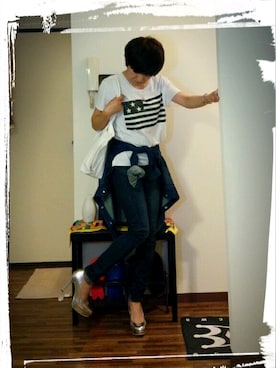 「ZOE KARSSEN（ゾーカーセン）のアイテム」を使った、いくさん（レディース・155cm）の夏コーディネート