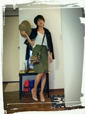 「Soareak（ソアリーク）のアイテム（バッグ）」を使った、いくさん（レディース・155cm）の秋コーディネート
