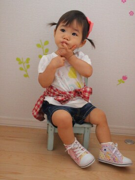 nozo◡̈♥︎♡さん（キッズ・80cm）の秋コーディネート