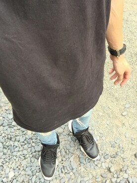 「RICK OWENS」｜「アイテム（アナログ腕時計）」を使った、yukiさん（メンズ・176cm）の秋コーディネート