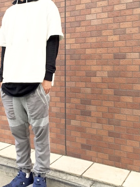 「PARADOX（パラドックス）のアイテム（パーカー）」を使った、PRDXさん（メンズ・172cm）の秋コーディネート