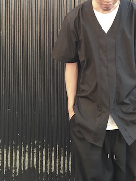 「PARADOX（パラドックス）のアイテム（トップス）」を使った、PRDXさん（メンズ・172cm）の秋コーディネート