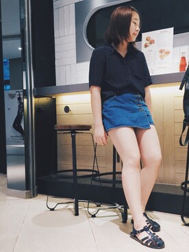 「FOREVER 21（フォーエバー トゥエンティーワン）のアイテム」を使った、kiuhungさん（レディース・160cm）の夏コーディネート