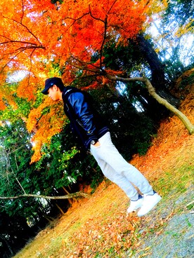 「DC SHOES（ディーシーシューズ）のアイテム（ジャケット/アウター）」を使った、こ。さん（メンズ・180cm）の秋コーディネート