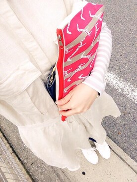 「Lost dessau（ロストデッサウ）のアイテム」を使った、おばら〜さん（レディース・158cm）の秋コーディネート