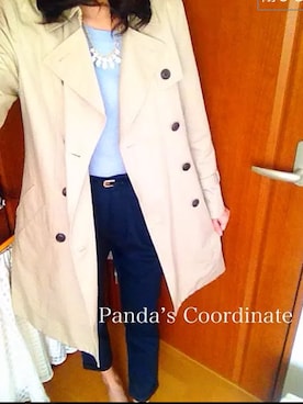 「ANOTHER BRANCH（アナザーブランチ）のアイテム（パンツ）」を使った、panda さん（レディース・161cm）の春コーディネート