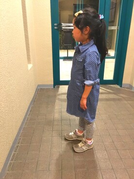 「アイテム（シャツワンピース）」を使った、Kaoru さん（レディース・164cm・20代）の春コーディネート