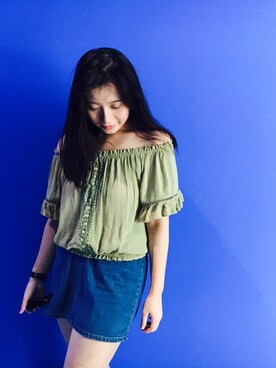 「hangout」｜Ashley Wuさん（レディース・163cm）の秋コーディネート