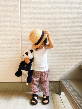 「babygap」｜「アイテム（その他雑貨）」を使った、pandaさん（キッズ・80cm）の夏コーディネート