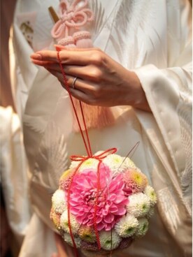 「アイテム（ドレス、グレー系）」を使った、yucaさん（レディース・166cm）の冬コーディネート