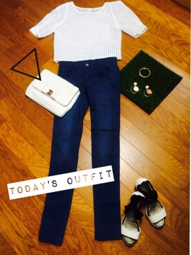 ケイティさん（レディース・157cm）の夏コーディネート