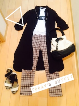 ケイティさん（レディース・157cm）の秋コーディネート